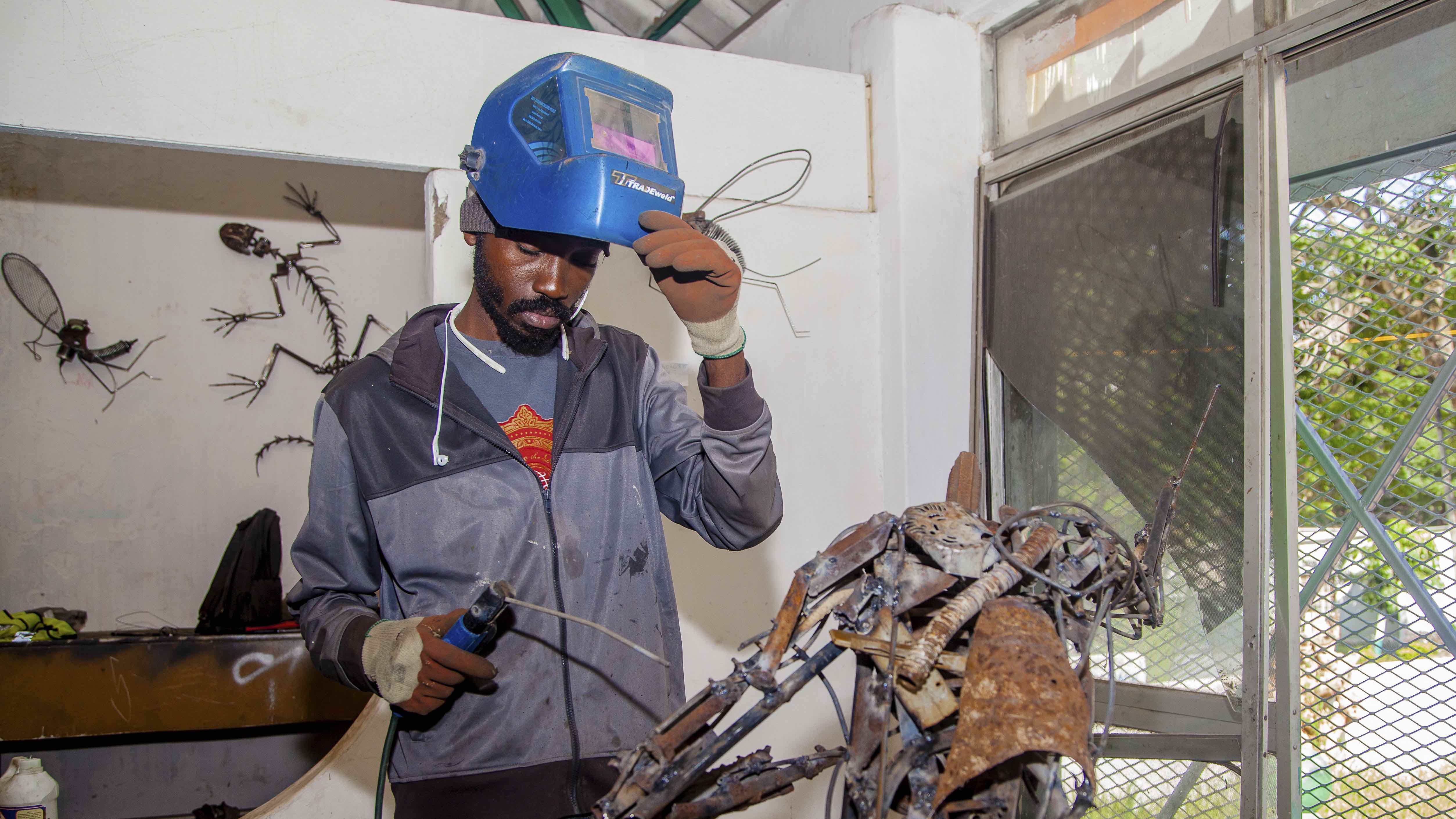 OWEN SHIKABETA: FROM SCRAP TO ART